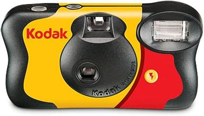 Kodak Fun Saver Single Use Camera / 27 Exp Roll + Hand Strap + Cloth