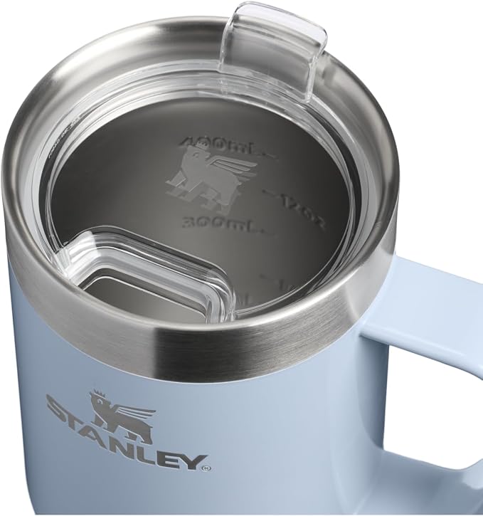 STANLEY The Everyday Suburban Mug | 16 oz | Drink Through Lid | Cup for Coffee, Tea and Drinks | Insulated Stainless Steel Coffee Mug | BPA-Free | Blue Dream Gloss