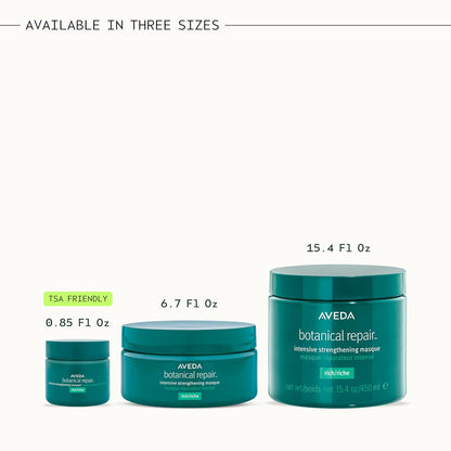Aveda Botanical Repair Intensive Strengthening Masque Rich | Bond-Building Mask for Stronger Hair | Deep Conditioner | Detangles, Softens Medium to Thick Hair | 94% Naturally Derived*