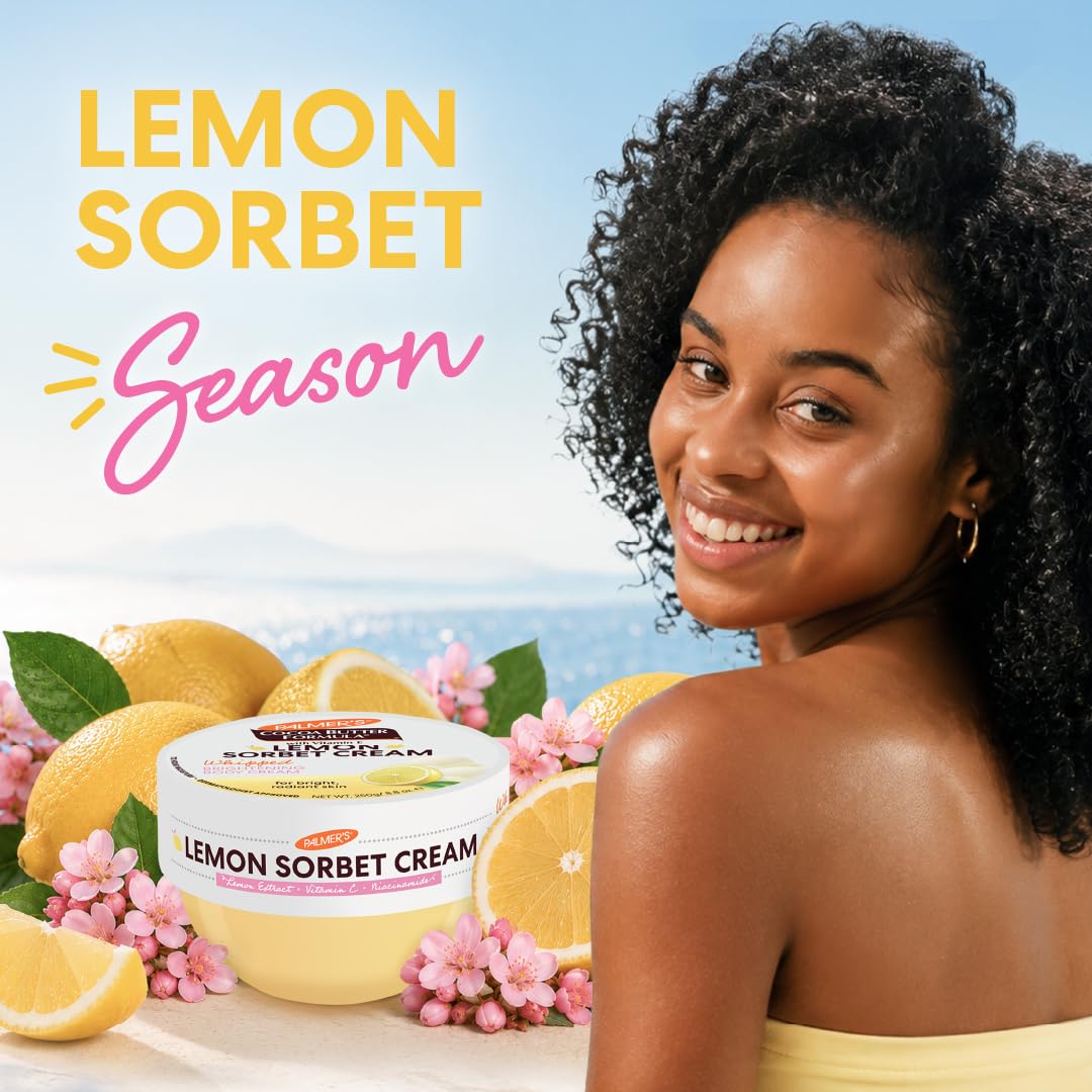 Palmer's Cocoa Butter Formula, Lemon Sorbet Whipped Body Cream (8.8 fl oz)
