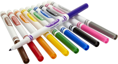 Crayola Fine Line Markers Classpack (200ct), Teacher Classroom Must Haves & Essentials, Bulk Kids Markers For Preschool, Kindergarten, Elementary School