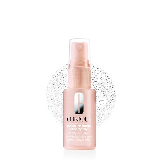 Clinique Moisture Surge Face Spray Thirsty Skin Relief | Hydrating Face Mist for Glowing + Soothed Skin | Preps + Refreshes