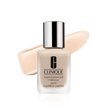 Clinique Superbalanced Oil Free Liquid Foundation Makeup For Dry to Oily Skin Types | Hydrating + Moisturizing | Moderate Coverage + Natural Finish