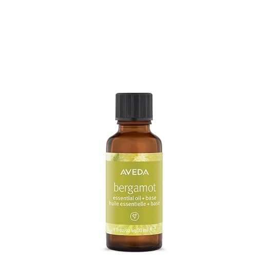 Aveda Bergamot Essential Oil + Base | Refreshing Citrus Aroma | For Body & Bath, 1 Fl Oz