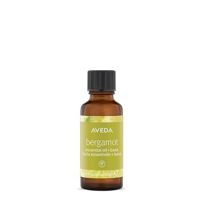 Aveda Bergamot Essential Oil + Base | Refreshing Citrus Aroma | For Body & Bath, 1 Fl Oz