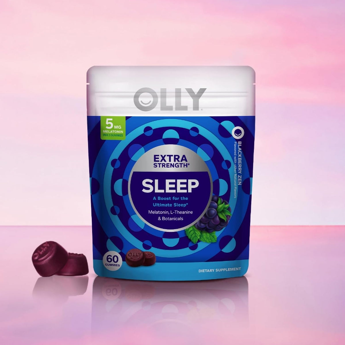 OLLY Extra Strength Sleep, Occasional Sleep Support Supplement - 60 Count