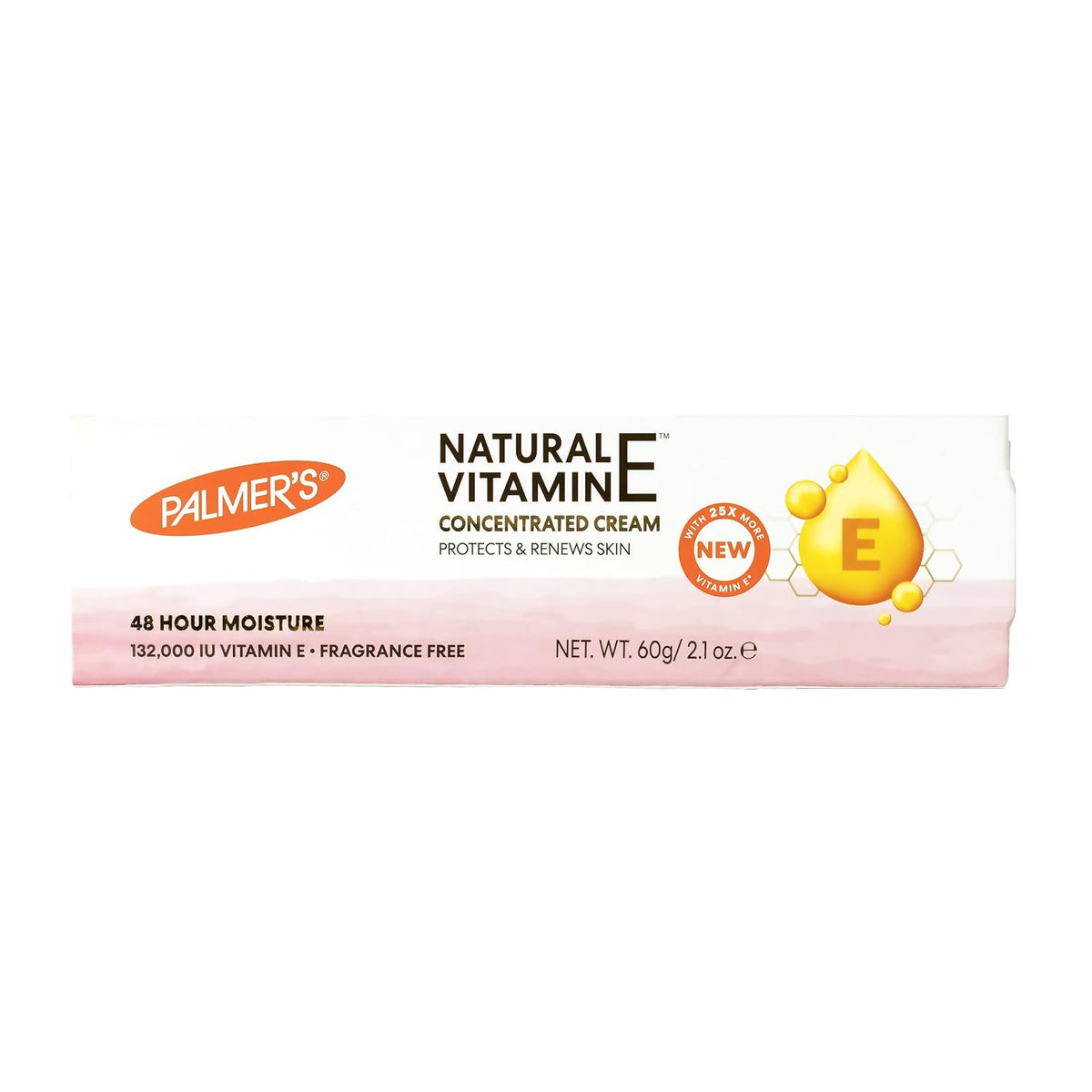 Palmer's Natural Vitamin E Concentrated Cream, 2.1 Ounce (Pack of 2)