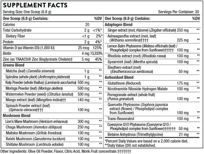 THORNE - Performance & Vitality Bundle - Creatine & Daily Greens - 30 to 90 Servings