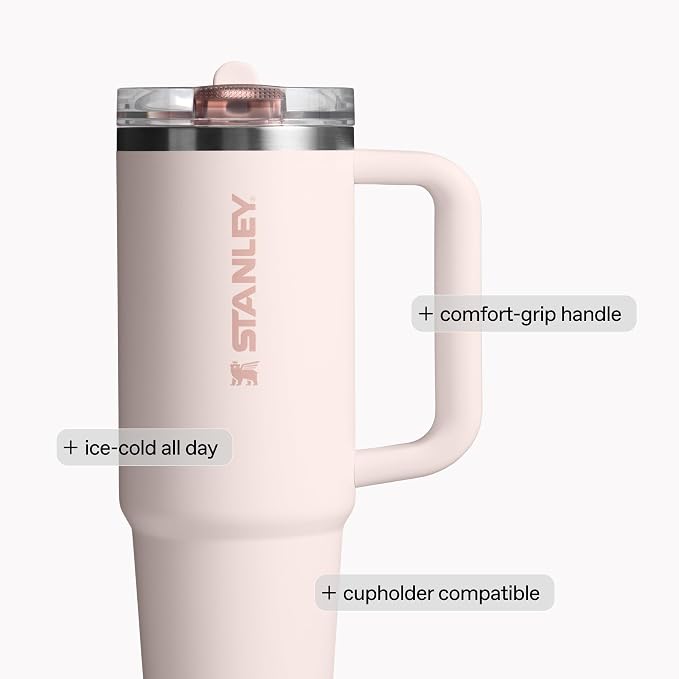STANLEY Quencher ProTour Flipstraw Tumbler, 30 oz, Chalk