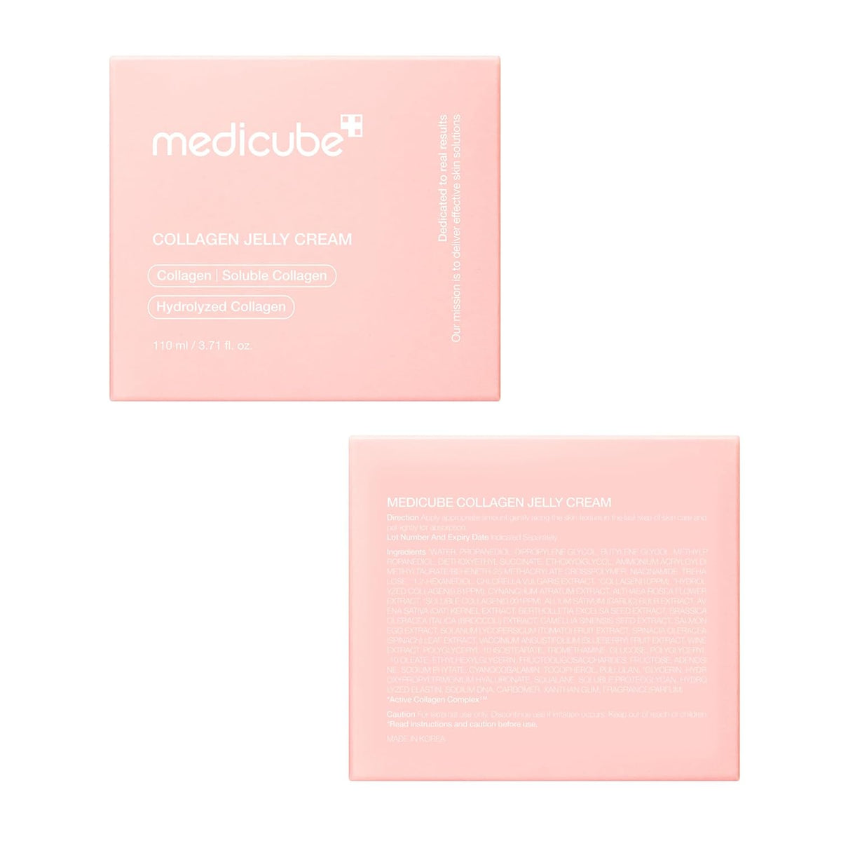 medicube Collagen Jelly Cream, Moisturizing Cream for Plump Skin, 3.71fl.oz