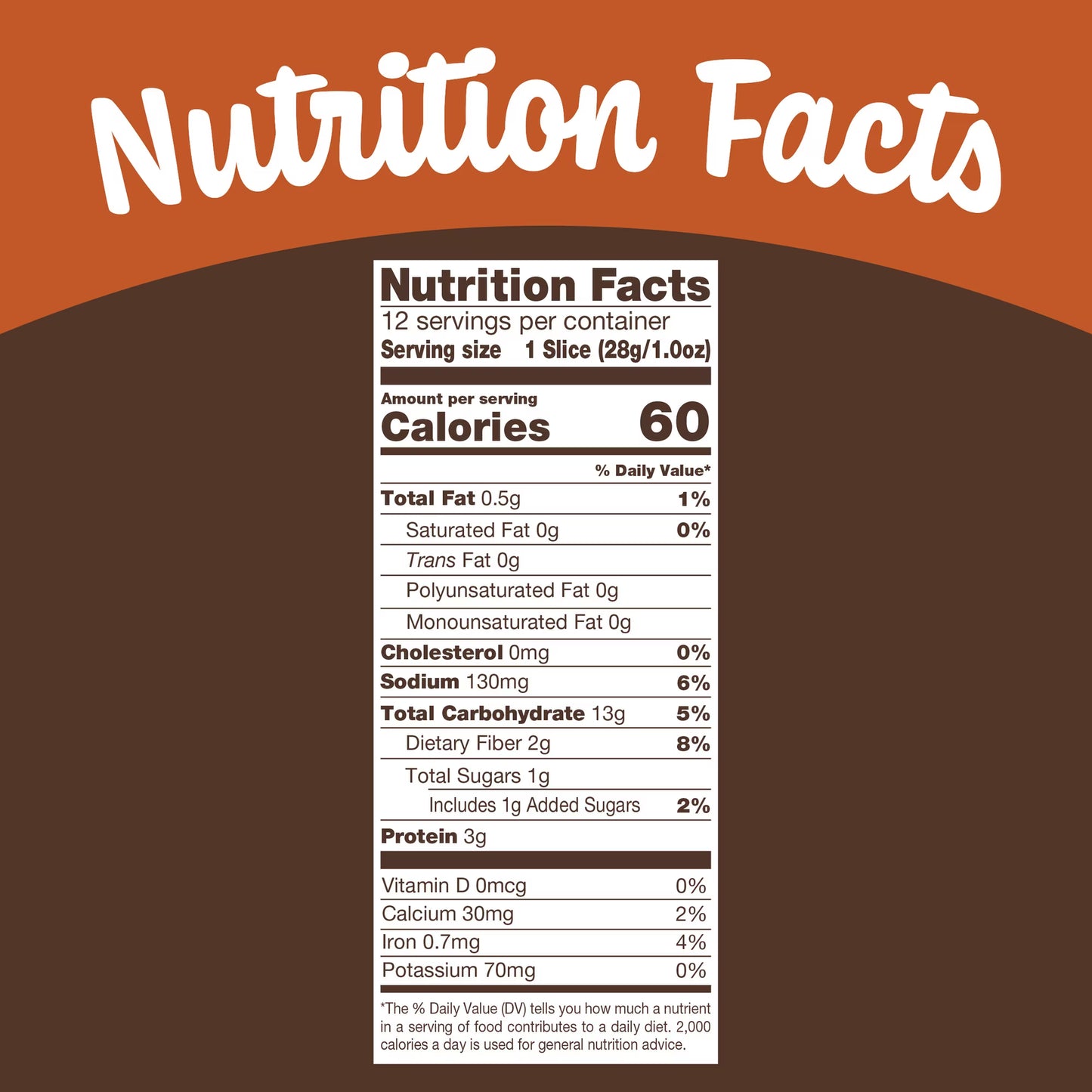 Nature's Own 100% Whole Wheat, Non-GMO Small Loaf Bread, Sandwich Bread, 12 oz Loaf