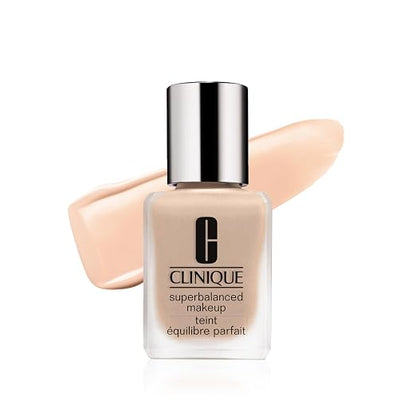 Clinique Superbalanced Oil Free Liquid Foundation Makeup For Dry to Oily Skin Types | Hydrating + Moisturizing | Moderate Coverage + Natural Finish