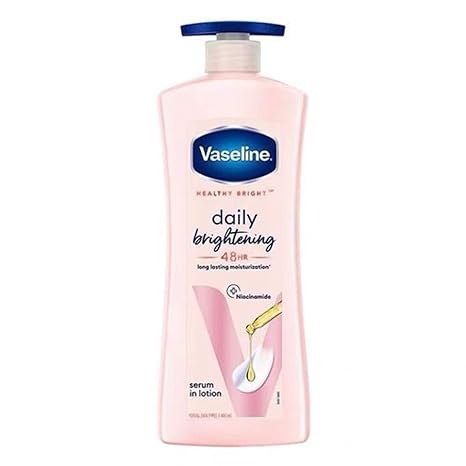 Vaseline Healthy Daily Body Lotion with Vitamin B3, Lightweight Daily Use Moisturizing Lotion – 400 ml (13.53 fl oz)