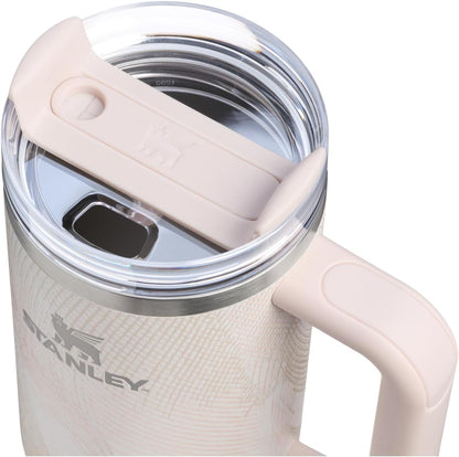 STANLEY Quencher H2.0 Flow State Tumbler, 30 oz, Sahara Plume
