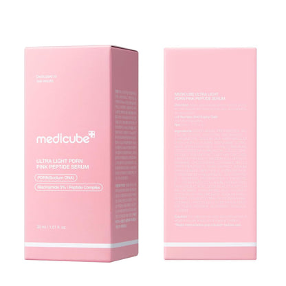 medicube PDRN Pink Peptide Serum with Salmon DNA 1.01 fl. Oz (Pack of 2)