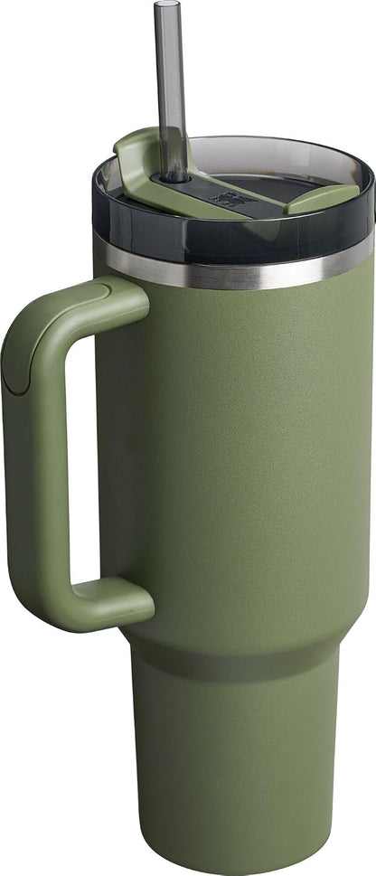 STANLEY Quencher H2.0 Flow State Tumbler, 40 oz, Dried Pine