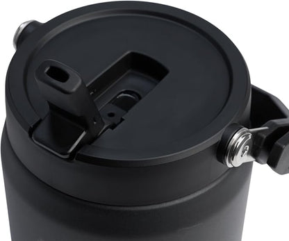 STANLEY IceFlow Flip Straw 2.0 Jug, 40 oz, Black 2.0