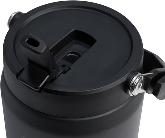 STANLEY IceFlow Flip Straw 2.0 Jug, 40 oz, Black 2.0