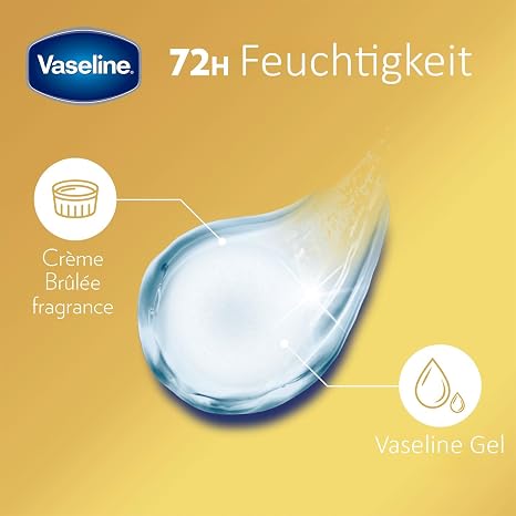 Vaseline Lip Balm for Instantly Soft Smooth Lips Crème Brûlée Lip Balm Locks In Moisture to Improve Hydration 0.25 oz