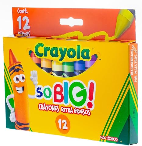 CRAYOLA Crayon Extra Jumbo So Big, 12 Pack