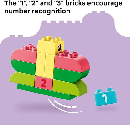 LEGO DUPLO Classic Colorful Creative Box 10479 | Building Toys for Toddlers, Ages 1.5+, Sturdy Build for Pretend Play, Develops Fine Motor Skills, 80 pieces, Gift Idea