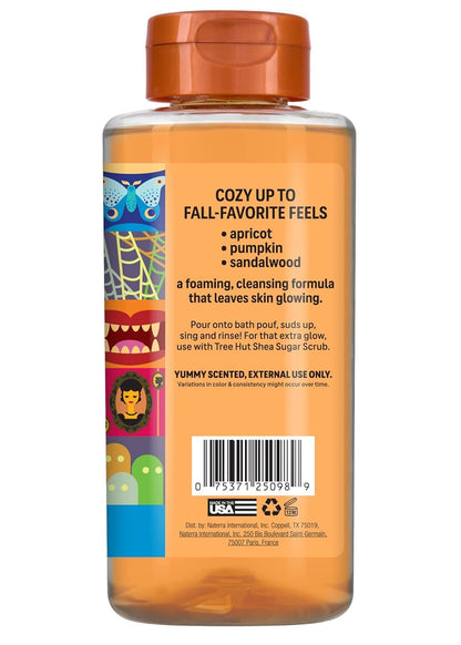 Tree Hut Sweet Punkin Body Wash, Hydrating & Moisturizing Shower Gel w/Shea Butter & Essential Oils, Soft Smooth Glowing Skin, Gentle Cleanser For All Skin Types, Self Care Gifts for Women, 18 Fl Oz