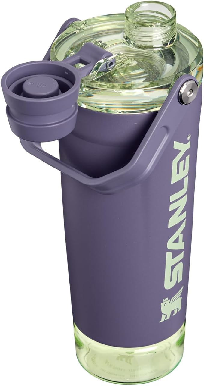 STANLEY Vitalize Shaker Bottle, 20 oz, Purple Umbra