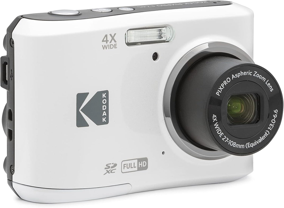 Kodak PIXPRO Friendly Zoom FZ45-WH 16MP Digital Camera (White)