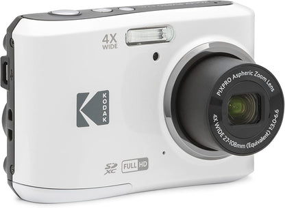Kodak PIXPRO Friendly Zoom FZ45-WH 16MP Digital Camera (White)