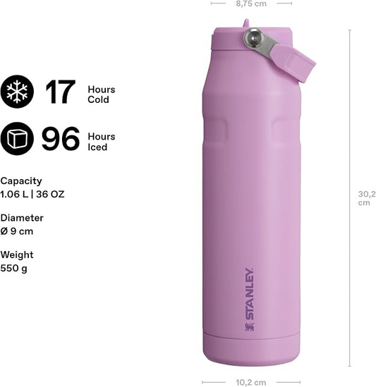 Stanley 1913 Flip Straw Sports Water Bottle 1.06L - Lilac