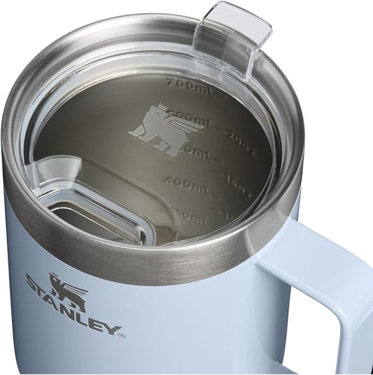 STANLEY The Everyday Suburban Mug | 24 oz | Drink Through Lid | Cup for Coffee, Tea and Drinks | Insulated Stainless Steel Coffee Mug | BPA-Free | Blue Dream Gloss