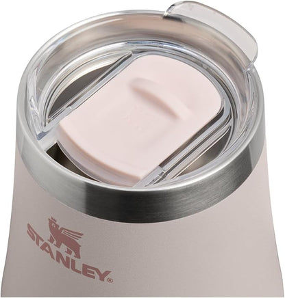 STANLEY Reserve Wine Tumbler | 11 oz Stainless Steel Travel Mug For Wine, Cocktails, Soda | Keeps Drinks Cold for Hours | BPA-Free | Rose Quartz