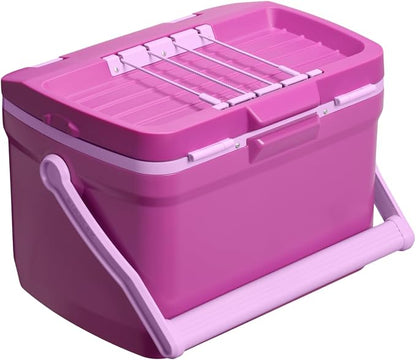 Stanley Adventure Outdoor Cooler 16 qt | Heavy Duty Outdoor Camping Cooler with Easy Carry Top Handle | BPA-Free | Dark Blossom