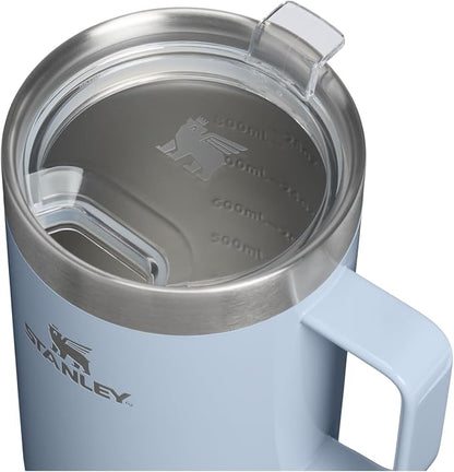 STANLEY The Everyday Suburban Mug | 30 oz | Drink Through Lid | Cup for Coffee, Tea and Drinks | Insulated Stainless Steel Coffee Mug | BPA-Free | Blue Dream Gloss