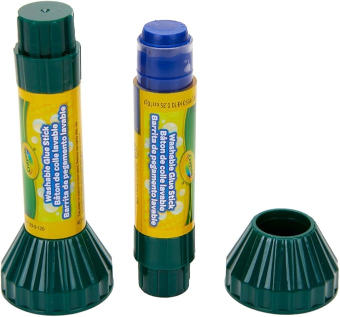 Crayola; Washable Glue Sticks; Art Tools; 12 ct.; Great for Classroom Projects