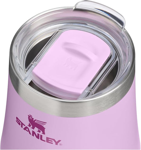 STANLEY Reserve Wine Tumbler | 11 oz Stainless Steel Travel Mug For Wine, Cocktails, Soda | Keeps Drinks Cold for Hours | BPA-Free | Soft Orchid