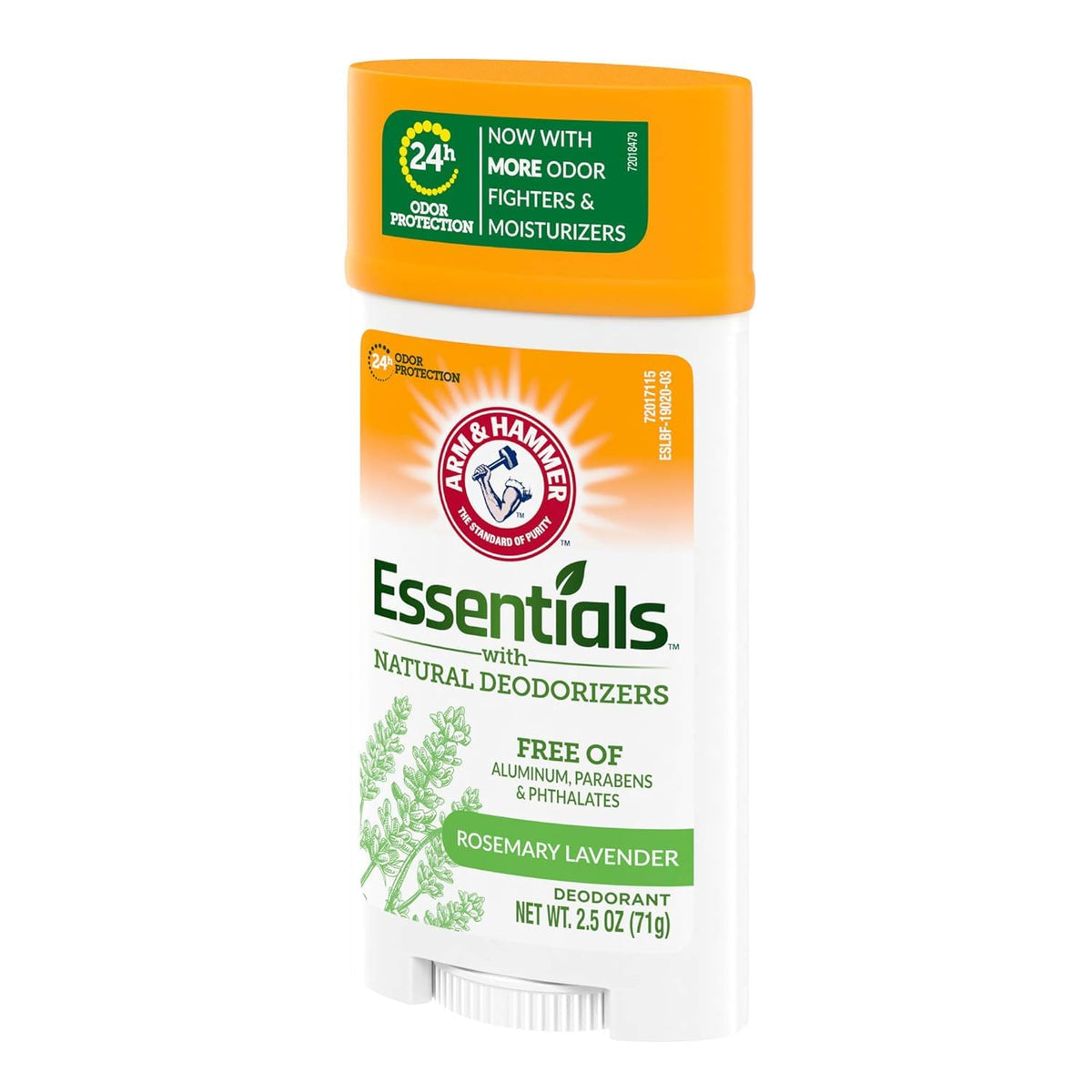 Arm & Hammer Essentials Natural Deodorant, Fresh, 2.5 Oz (Pack of 6)