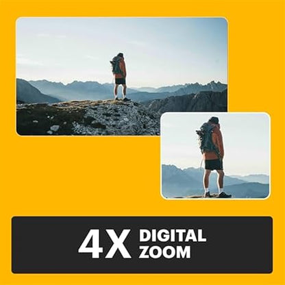 Kodak PIXPRO C1 Compact Digital Camera (Brown) Bundle with 32GB microSDHC Card, Protective Camera Case, Hi-Speed USB Card Reader, USB-C Cable, AC Adapter, and Manufacturer Accessories
