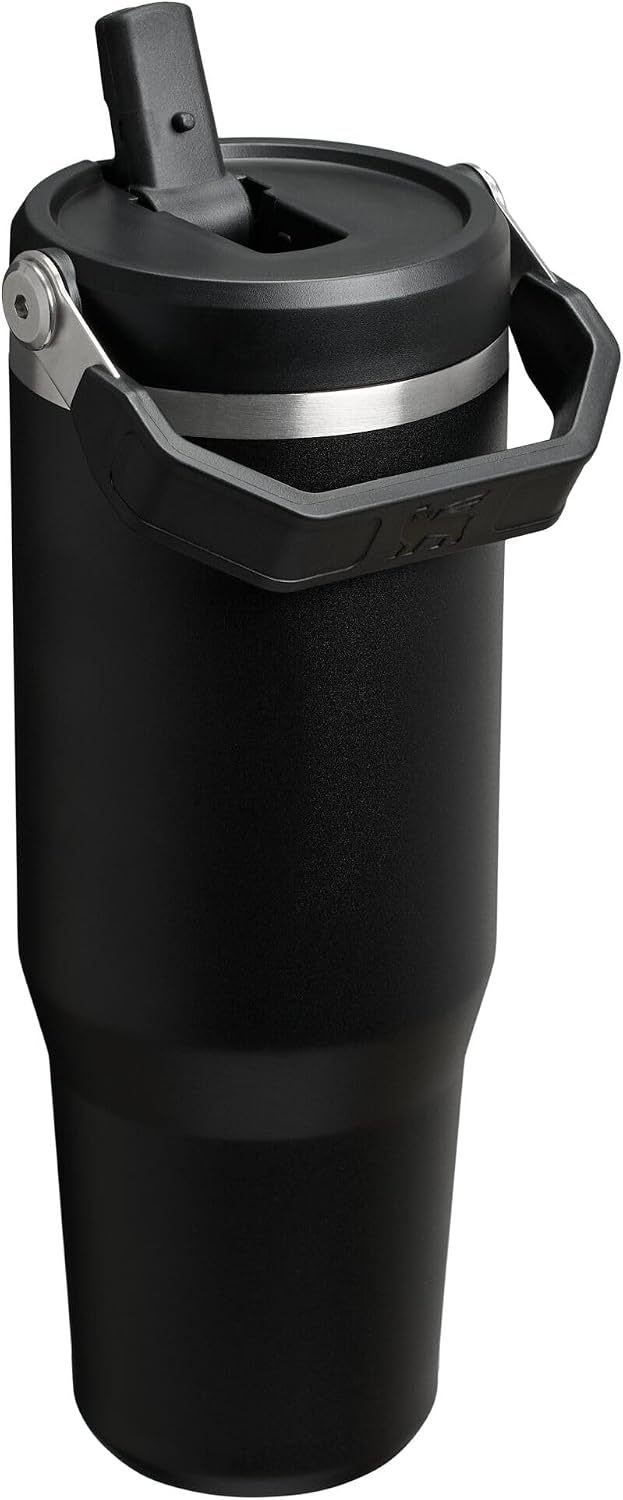 STANLEY IceFlow 2.0 Flip Straw Tumbler, 30 oz, Black 2.0