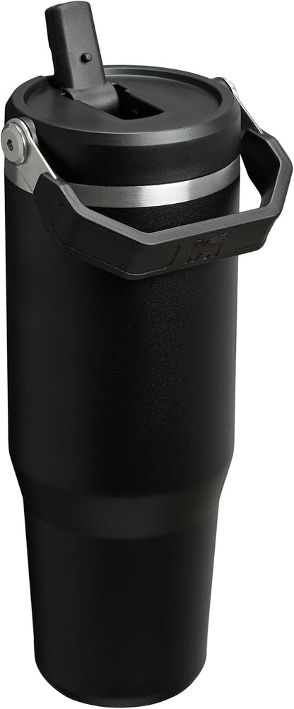 STANLEY IceFlow 2.0 Flip Straw Tumbler, 30 oz, Black 2.0