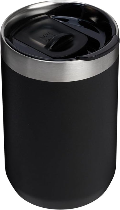STANLEY Everyday Camp Cup 12 oz | Drink Through Lid | Cup for Coffee, Tea and Drinks | Insulated Stainless Steel | BPA-Free | Black 2.0