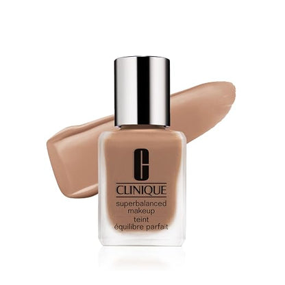 Clinique Superbalanced Oil Free Liquid Foundation Makeup For Dry to Oily Skin Types | Hydrating + Moisturizing | Moderate Coverage + Natural Finish