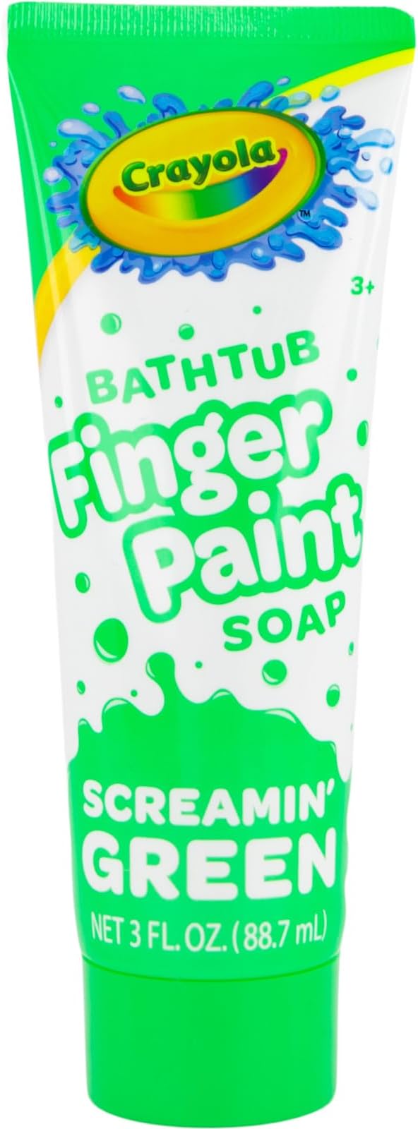 Crayola Bathtub Fingerpaint 5 Color Variety Pack, 3 Ounce Tubes (Bluetiful Blue, Screamin' Green, Radical Red, Flamingo Pink, Royal Purple)