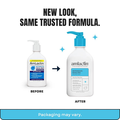 AmLactin Daily Moisturizing Lotion for Dry Skin (7.9 oz) and AmLactin Intensive Healing Body Lotion for Dry Skin (7.9 oz)