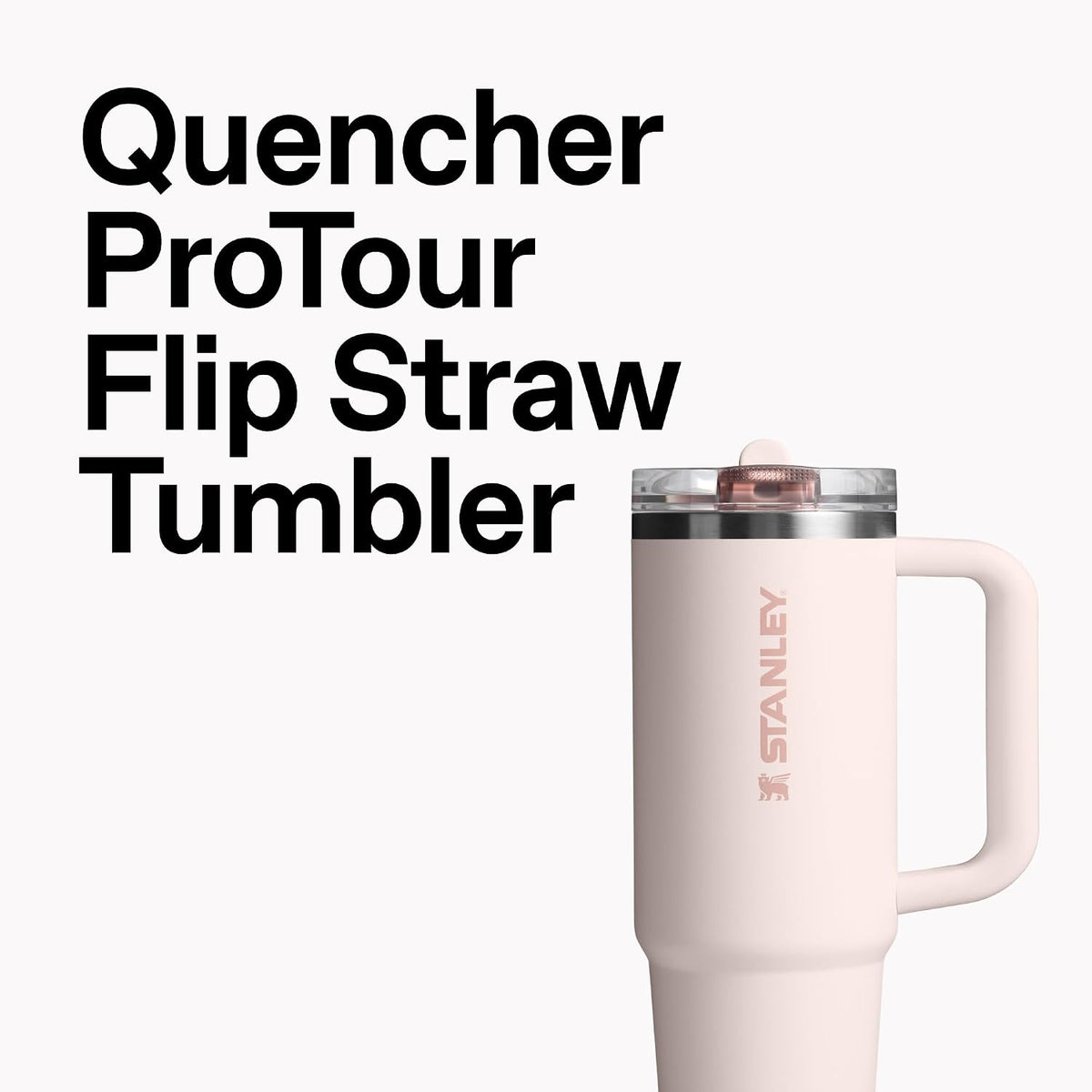STANLEY Quencher ProTour Flipstraw Tumbler, 20 oz, Chalk