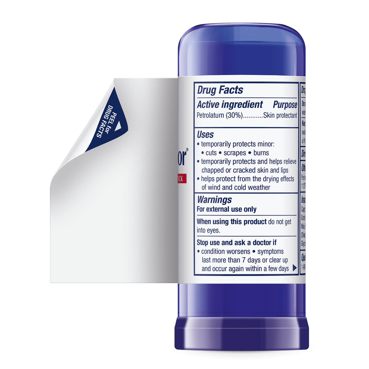 Aquaphor Healing Balm Stick, Skin Protectant with Avocado Oil and Shea Butter, 0.65 Oz Stick (Pack of 12)