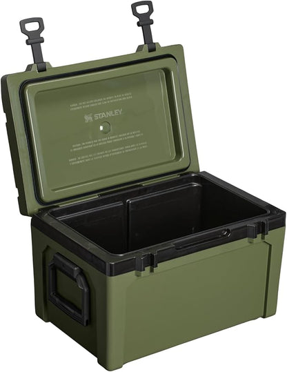 Stanley Adventure Outdoor Cooler 50 qt | Heavy Duty Outdoor Camping Cooler with Easy Carry Handle | BPA-Free | Dried Pine