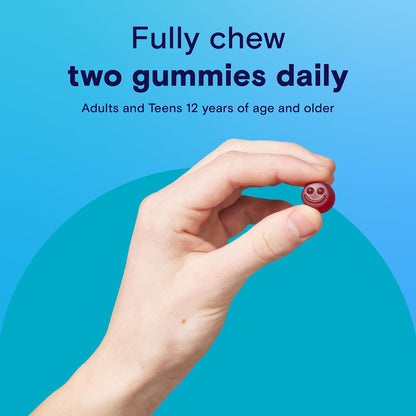 One A Day Teen Boy’s Daily Essentials Multivitamin Gummies, Teen Boy Vitamins with Vitamin C, Vitamin D, Bone Health, Immune Health, Raspberry Natural Flavor, 120 Gummies