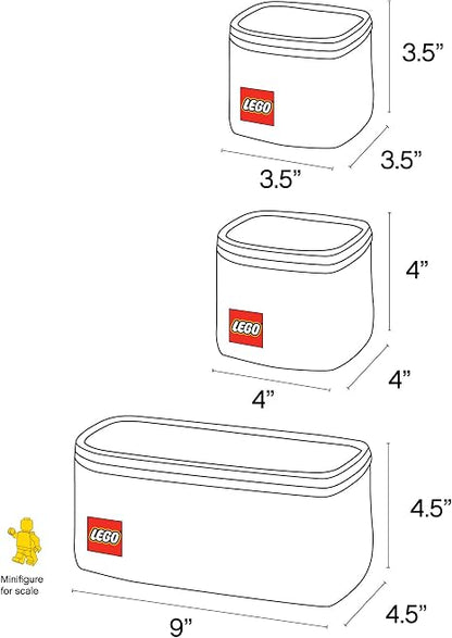 LEGO STORAGE ORGANIZER CUBES 3-PIECE SET