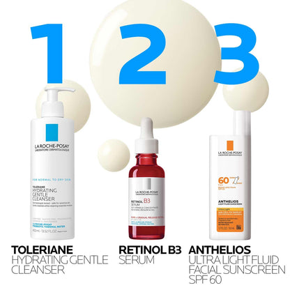La Roche-Posay Retinol Face Serum with Niacinamide & Hyaluronic Acid, 1oz
